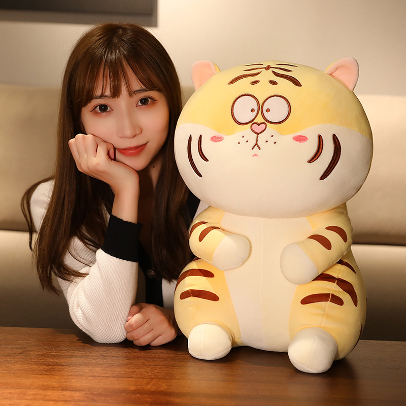 Gấu Bông Con Hổ Ngồi, Cọp Ngồi Chibi Siêu Dễ Thương Đáng Yêu (30cm) Vải Miniso Mềm Mại Êm Ái, Hàng Cao Cấp Loại 1, An Toàn Cho Trẻ Nhỏ