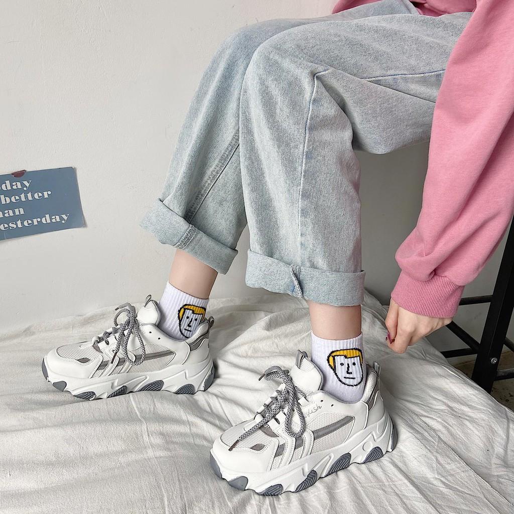 Giầy thể thao nữ phát sáng dây đốm