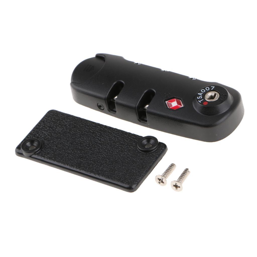 2X 007 Secure Luggage Digit Combination Lock Suitcase Bag Code Lock Padlock