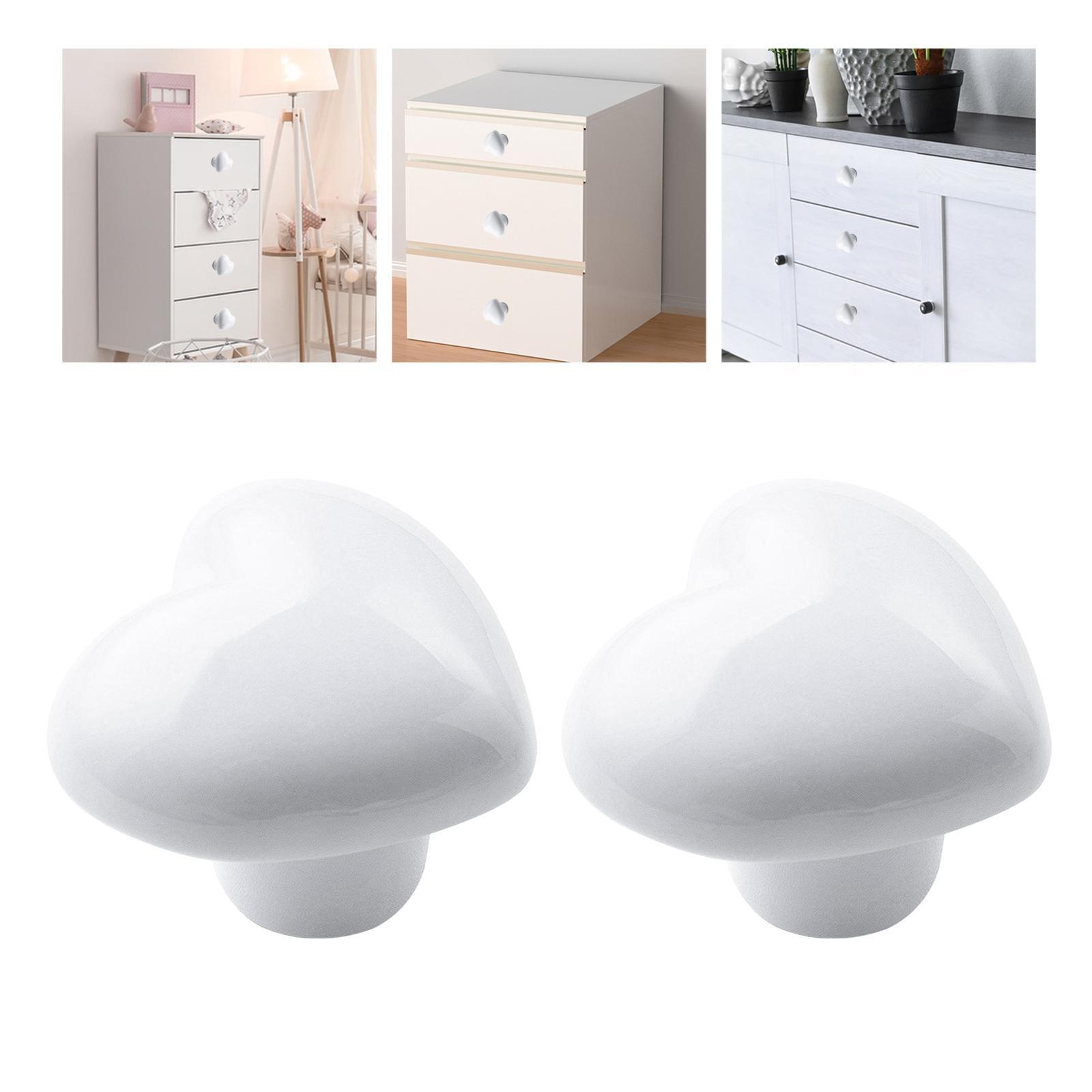 2Pcs Door Knobs and Handles Closet Pulls Cabinet Knobs for Kids Room Door