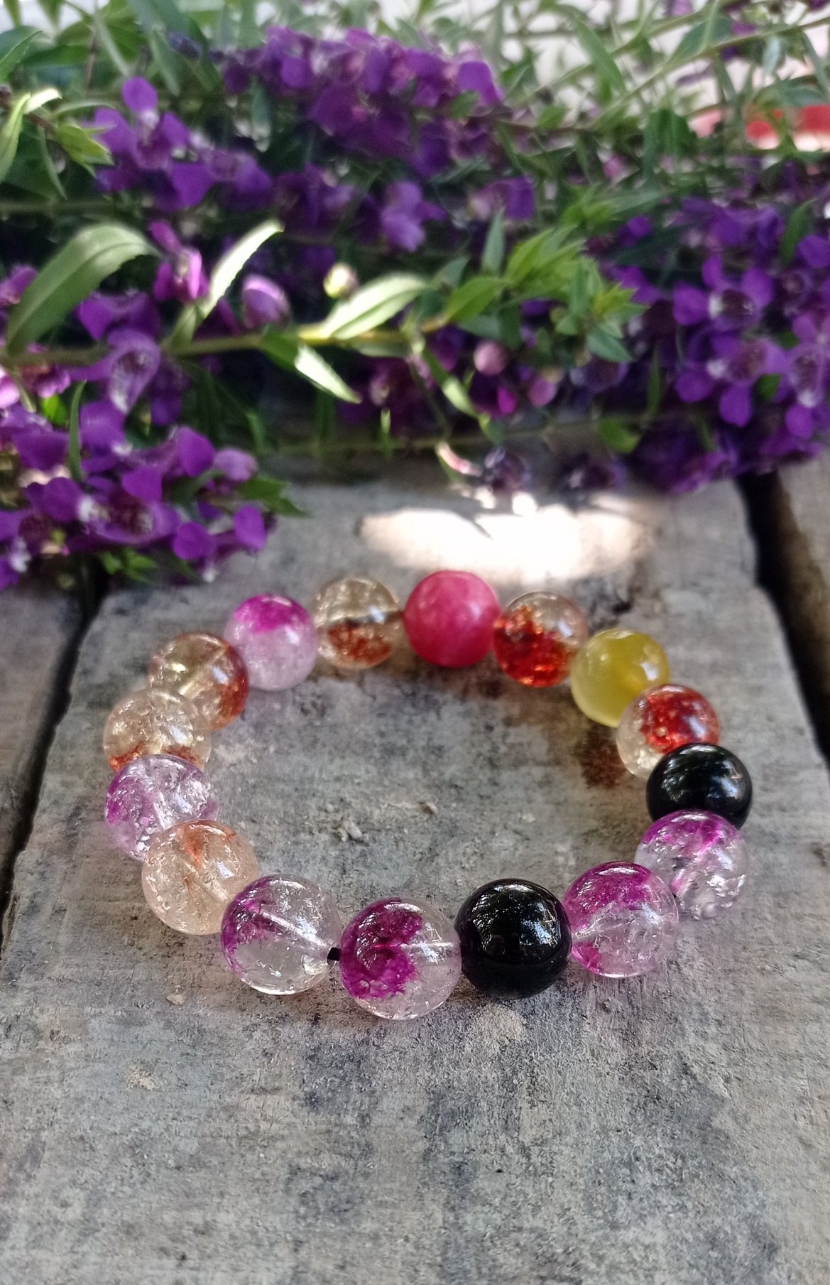 Vòng đeo tay Vintage, Handmade, Ngũ sắc Nữ