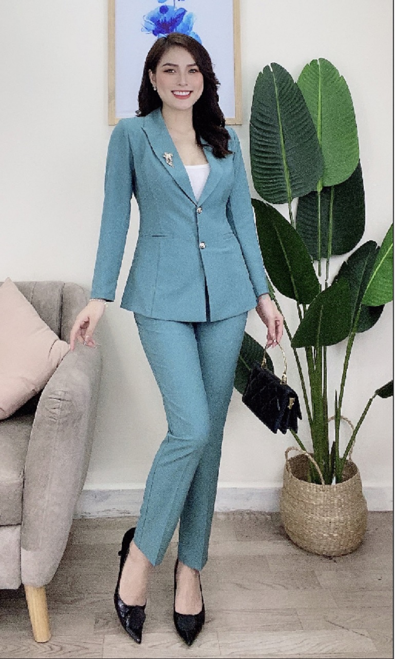 Set nguyên bộ áo Vest quần dài - MS TJ55