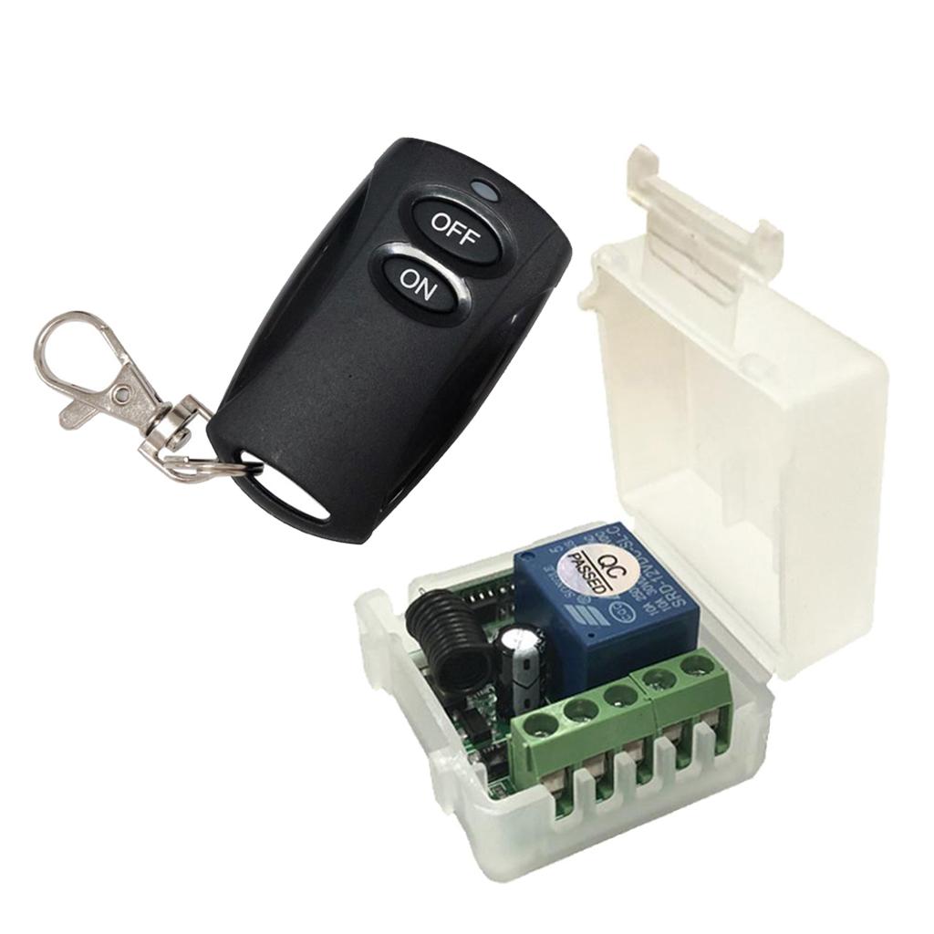 DC 12V 433M Wireless Remote Control Relay Switch Receiver Security System Garage Doors with Remote Control Kit
