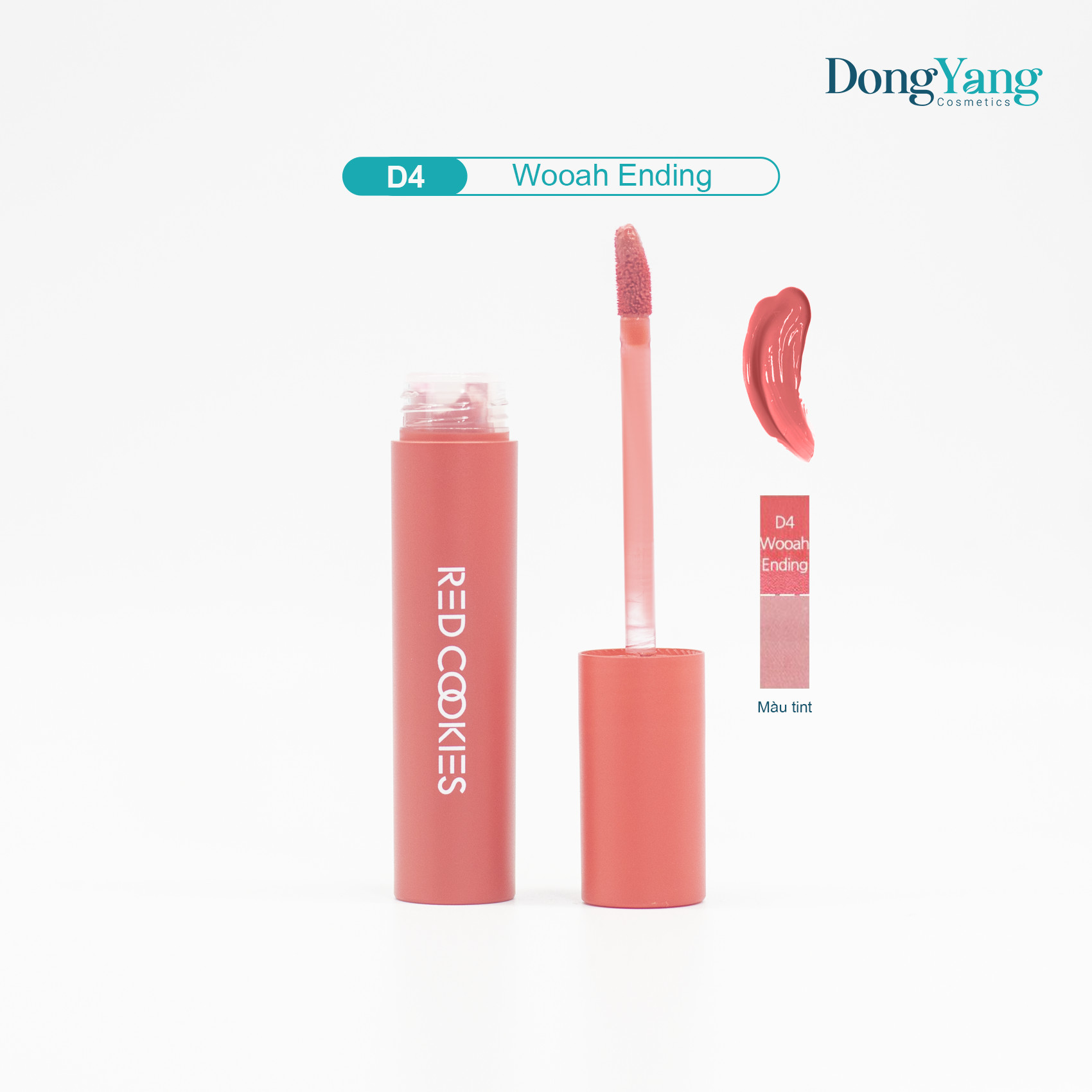 Son Lì Red Cookies Water Dew Velvet Tint Hàn Quốc Màu D4 - Hồng Đào