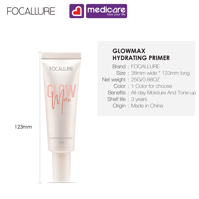 Kem lót FOCALLURE dưỡng ẩm hydrating primer 25g