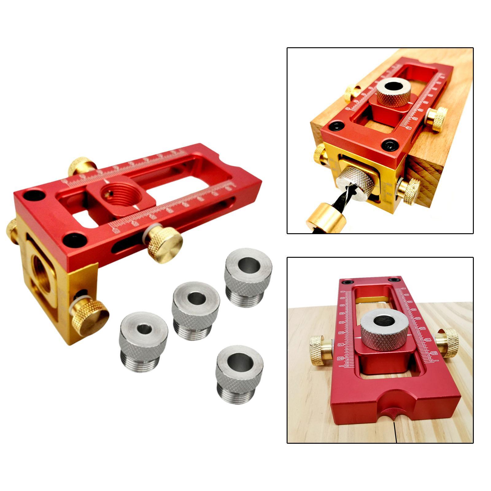 Stainless Steel 2 In 1 Drill Punch Positioner Locator Jig Oblique Flat Head