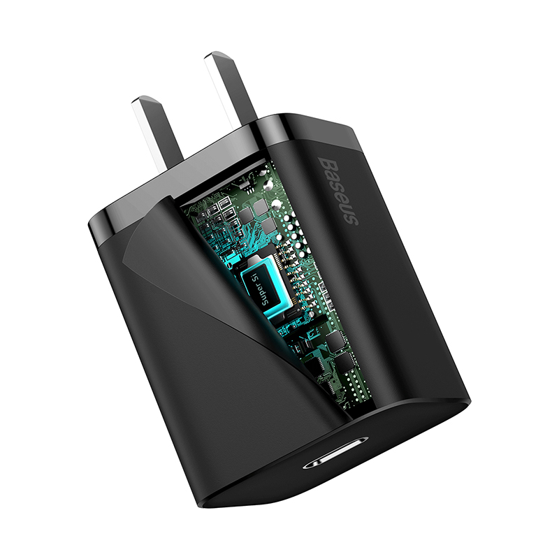 Cốc sạc nhanh Baseus Super Si PD 20W CCSUP-A01 for iPhone 12 HÀNG CHÍNH HÃNG