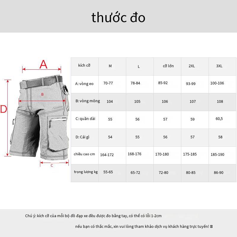 Giá Tốt Nhất NUCKILY Quần Đi Xe Đạp Nam Quần Short Đi Xe Đạp Rời Thoáng Khí Mùa Hè Đi Xe Đạp Thiết Bị