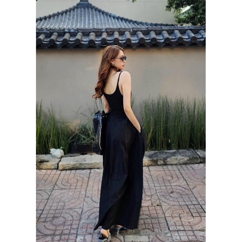 Đầm xoè bồng 2 dây có mút ngực duyên dáng