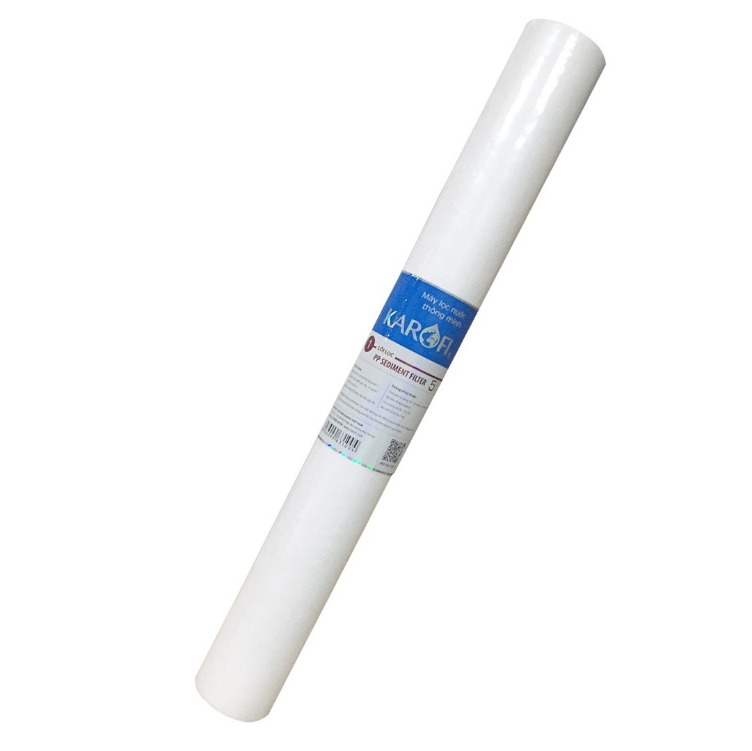 Combo Lõi Lọc Nước 20 Inch Karofi 1,2,3 Cho Nguồn Lọc Nước Đầu Nguồn - Hàng Chính Hãng