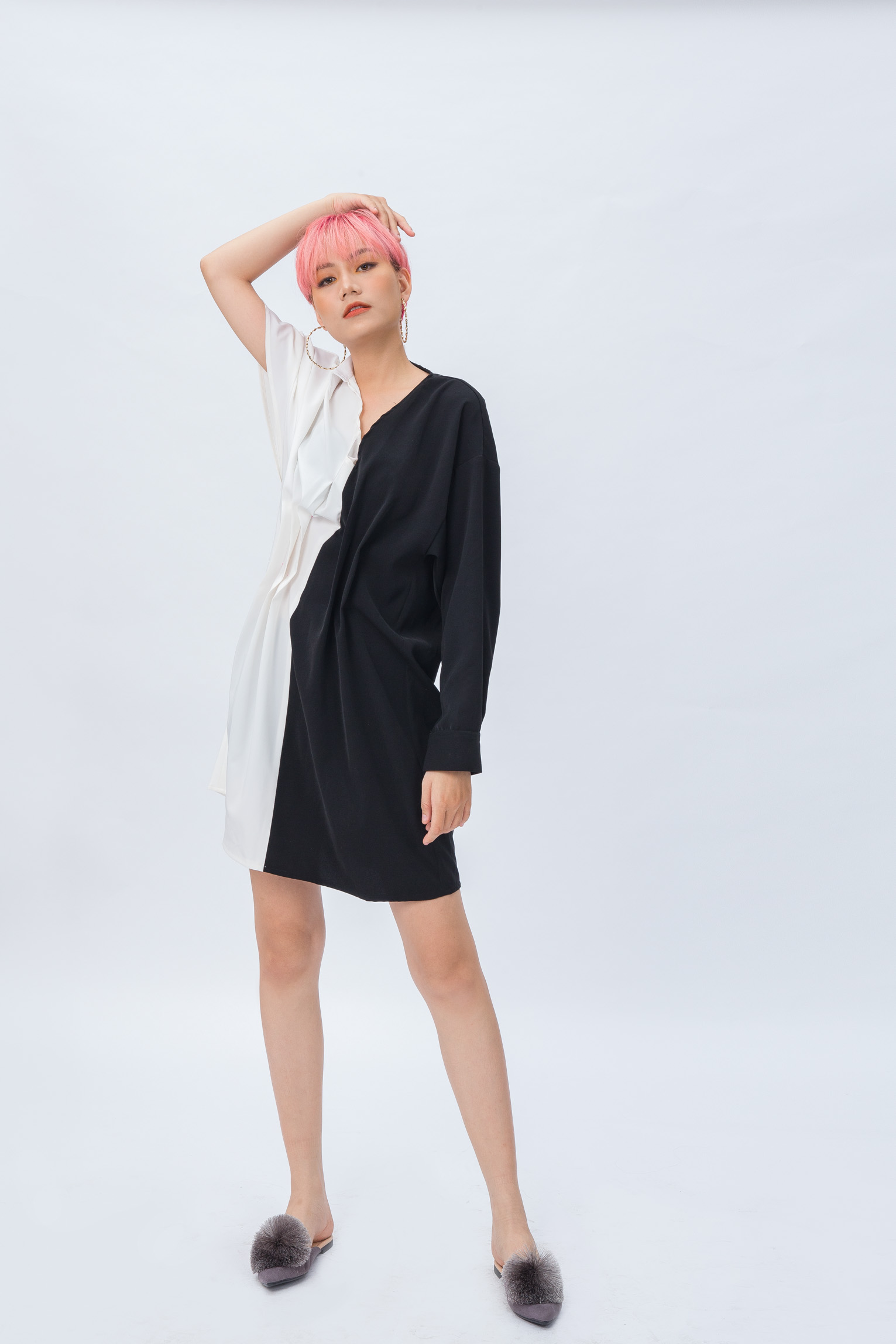 ĐK Black & White Dress