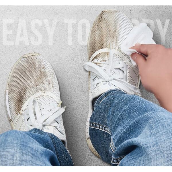 BỘ 3 HỘP Giấy ướt lau giày Sneaker kháng khuẩn 30 tờ chuyên dụng - Khăn ướt lau giày thể thao tiện dụng nhỏ gọn dễ dàng