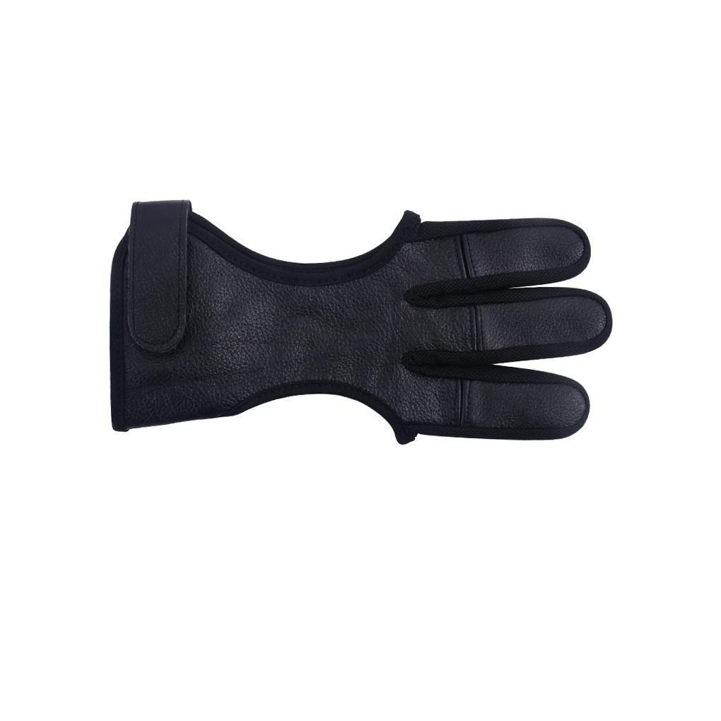 Deerskin Archery Glove Shooting Finger Gloves Protection Outdoors Sporting Fingers Guard Practicing Tools for AdultsELEN