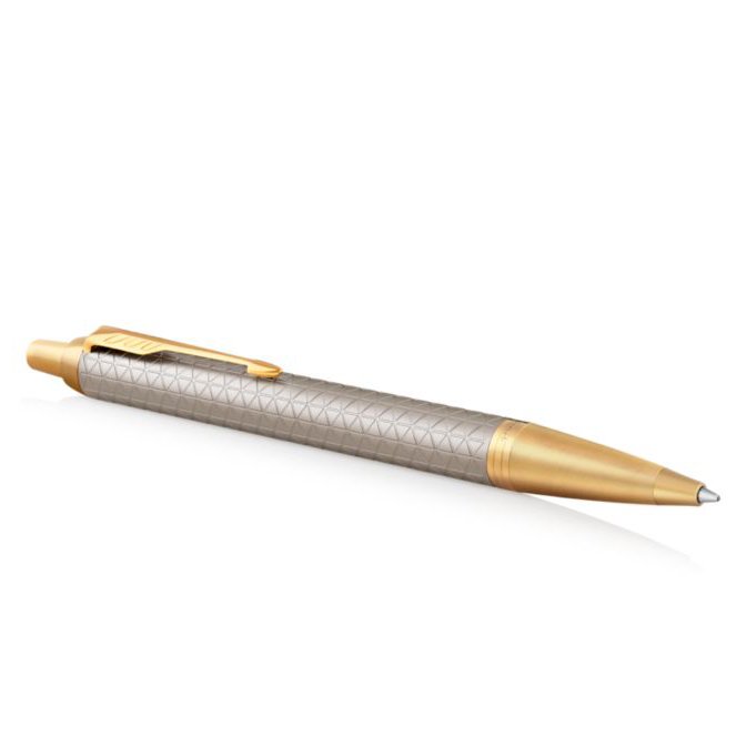 Bút Bi Parker IM Premium D-Warm Silver Gold