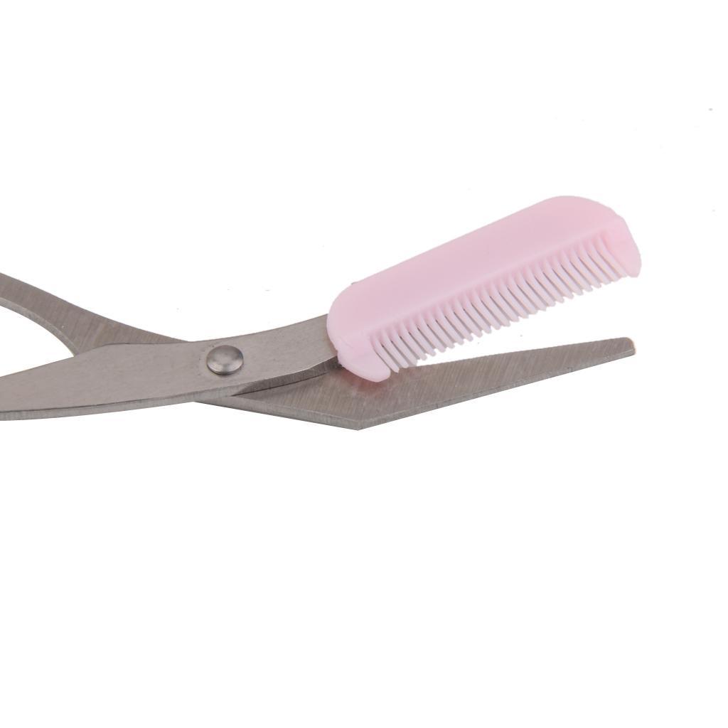 Eyebrow Trimmer Eyelash Shears Scissors Comb Eyebrow Shaping Grooming Tool