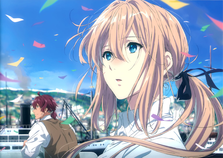 Poster 8 tấm A4 Violet Evergarden Búp Bê Kí Ức anime tranh treo album ảnh in hình đẹp (MẪU GIAO NGẪU NHIÊN)