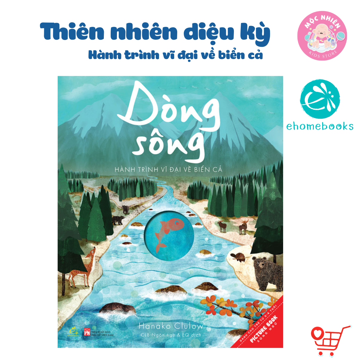 Sách tranh song ngữ Thiên nhiên diệu kỳ - Dành cho bé 0-6 tuổi - Ehomebooks