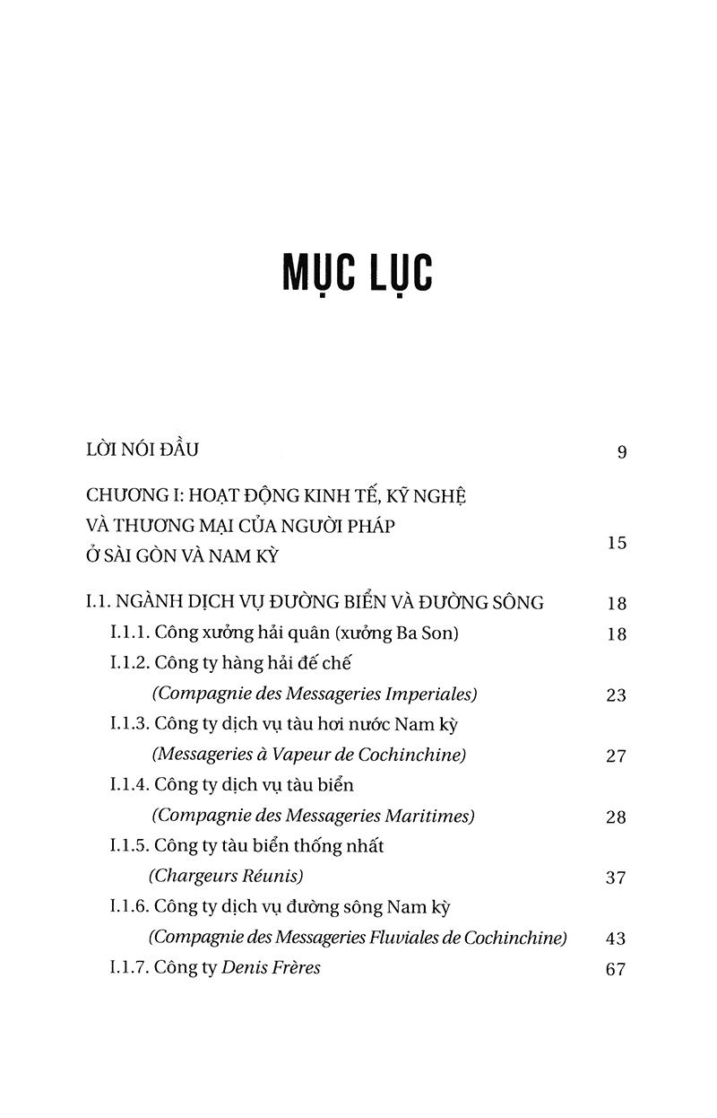 Sách Lịch Sử Doang Nghiệp Và Công Nghiệp Ở Sài Gòn Và Nam Kỳ Từ Giữa Thế Kỷ Xix Đến Năm 1945