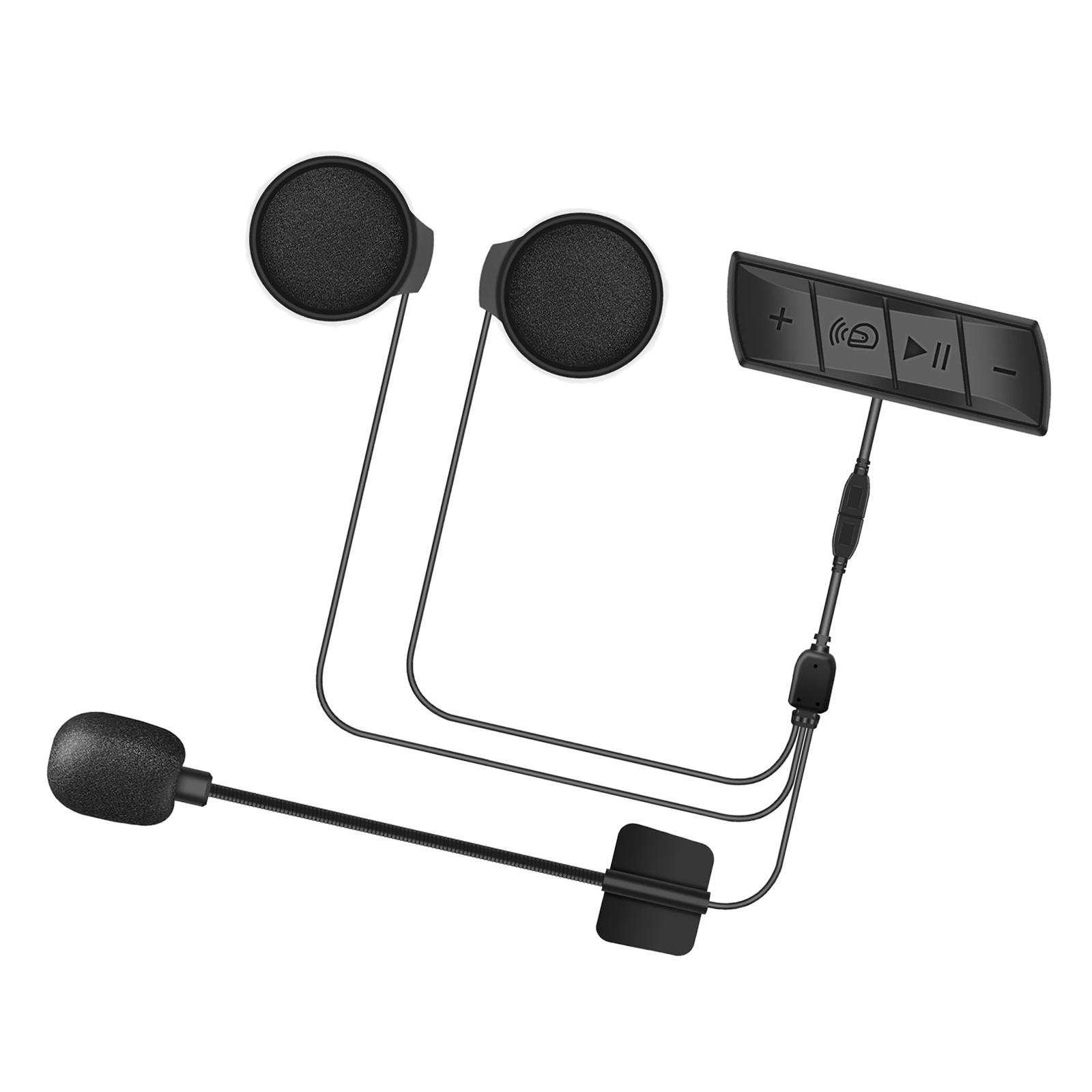 Waterproof Motorcycle Helmet Bluetooth Headset Stereo for Outdoor Sports