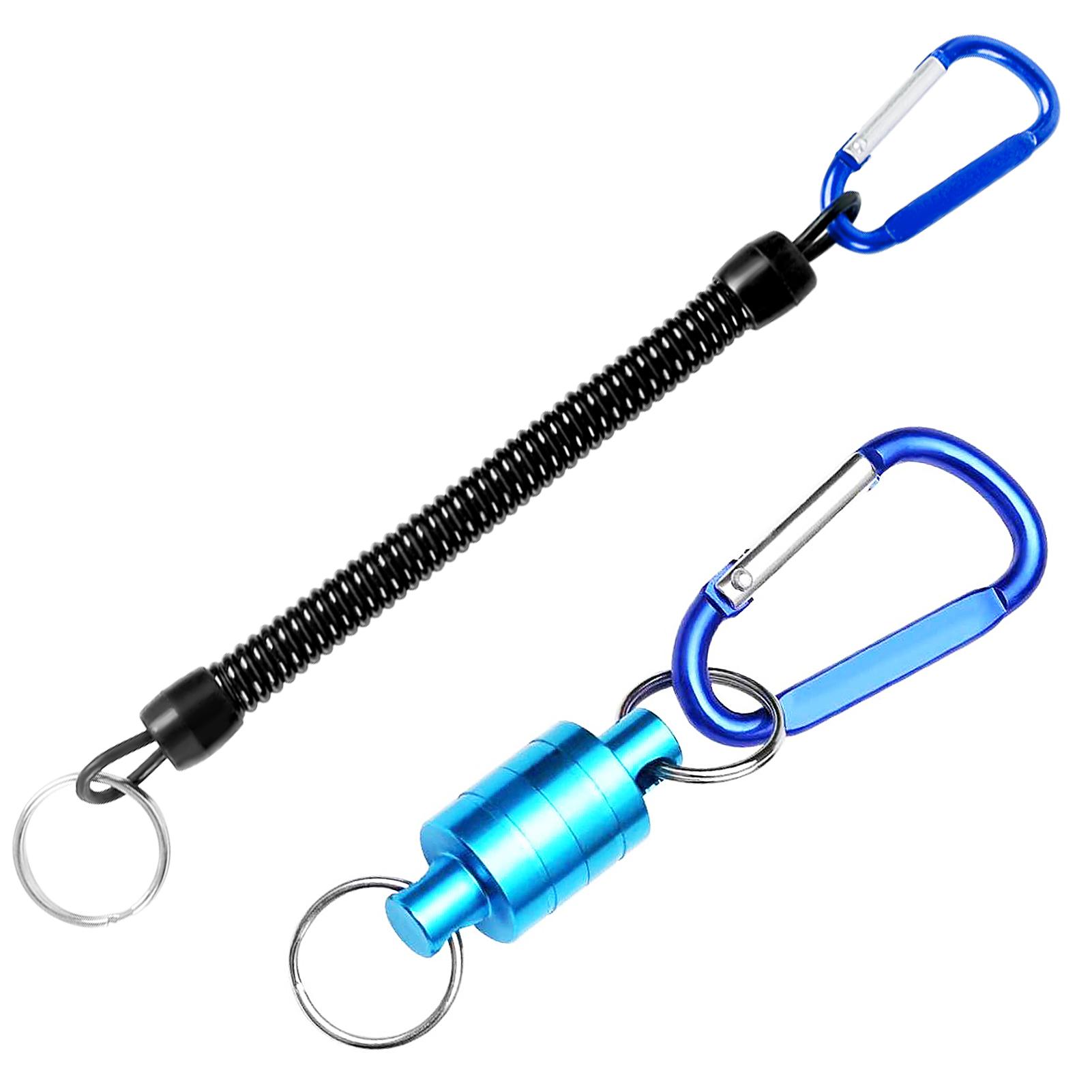 Fly Fishing Magnetic Net Release Holder Fishing Lanyard Magnetic Keeper Magnet Clip Landing Net Connector