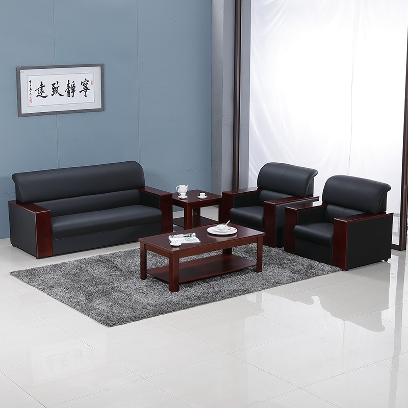 Bộ 3 Ghế Sofa Văn Phòng Đơn Giản, Hiện Đại Chất Liệu Khung Gỗ Chắc Chắn Bảo Hành 3 Năm Mã H-VP011