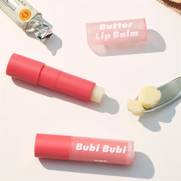 Son Dưỡng Môi Dưỡng Ẩm Cho Môi Mềm Mại Unpa Bubi Bubi Butter Lip Balm 3.8g