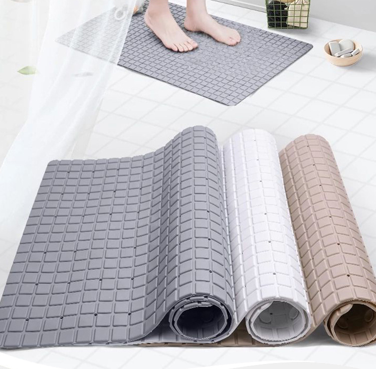 Thảm PVC Lót Sàn Nhà Tắm, chỗ chậu rửa bát nhà bếp Chống Trơn Trượt - loại mới MS11- nhiều màu