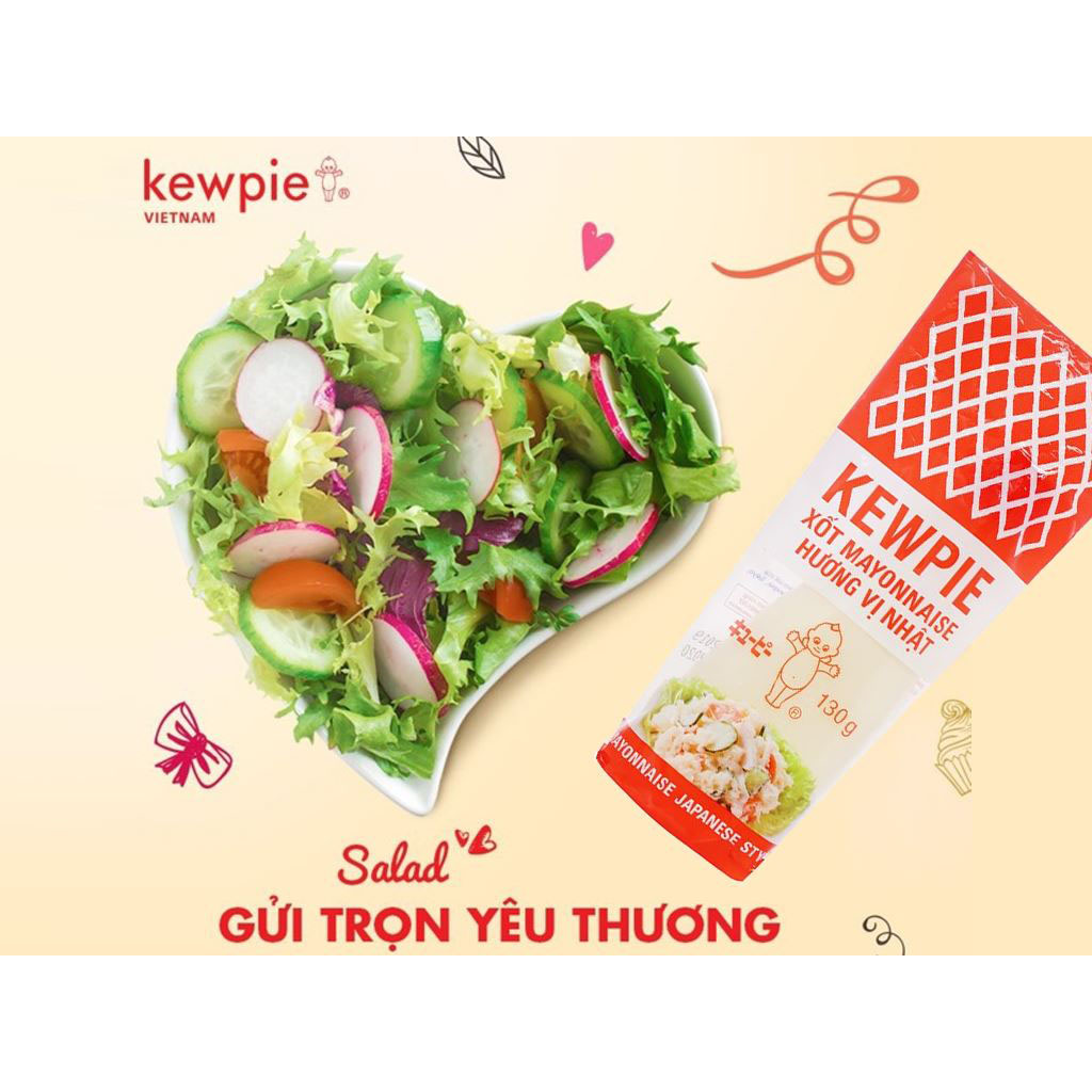 Xốt Mayonnaise Kewpie Hương vị Nhật 300g