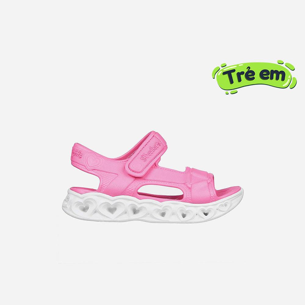 Giày sandal bé gái Skechers Heart Lights - 308045L-PNK