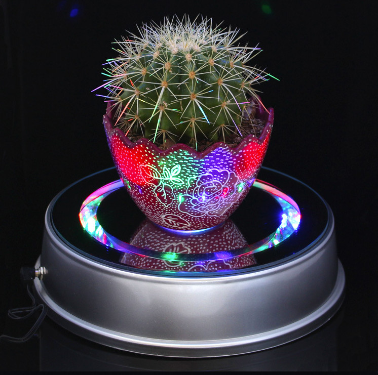 Đế xoay cường lực mặt gương Led chuyển màu loại 20cm