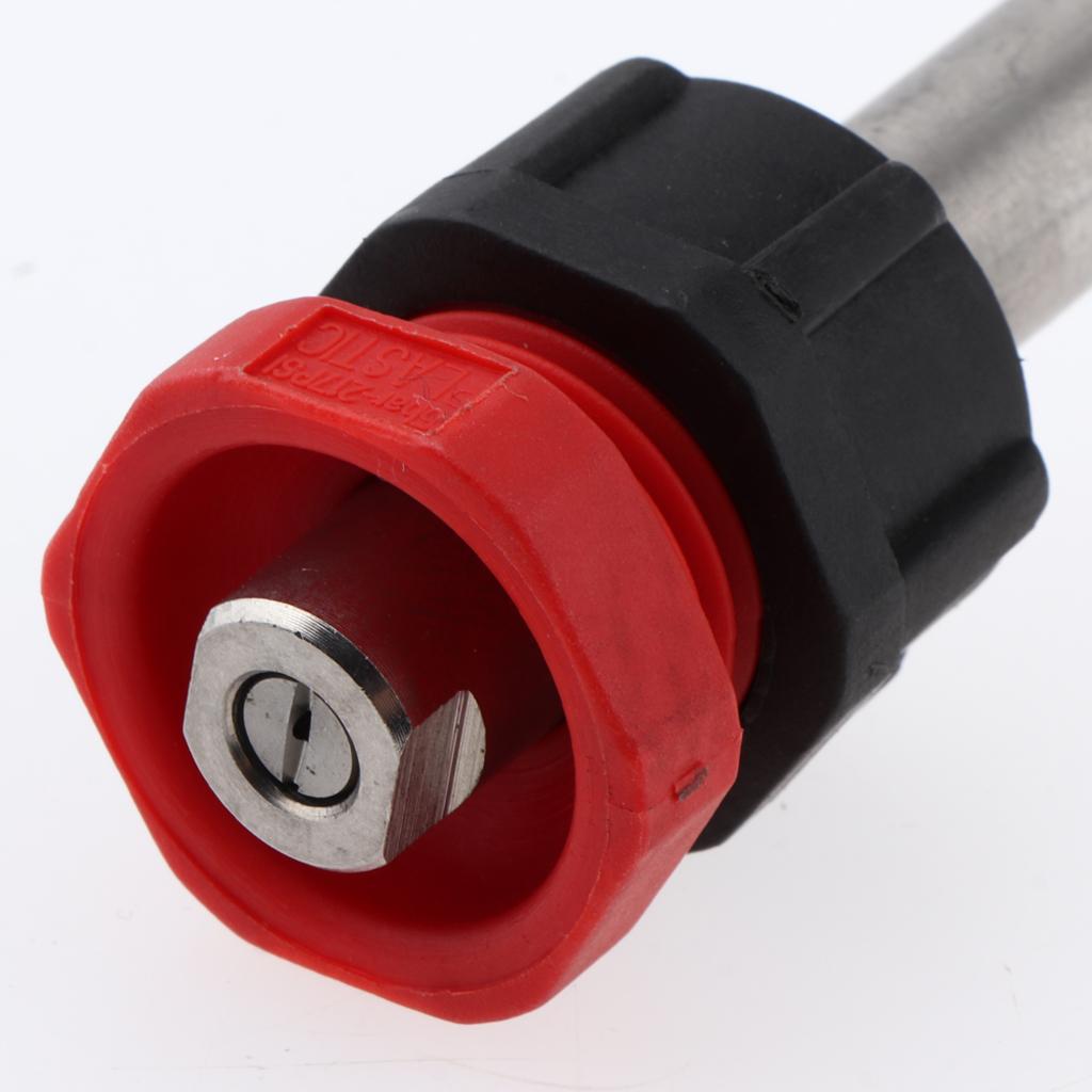 Pressure Washer Gun Acce Kit Washer Wand Attachment Connect w/8x12mm Tube