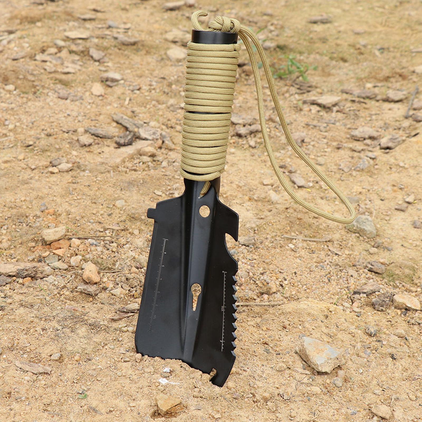 Pocket Camping Shovel Trowel Metal Garden Detecting Spade