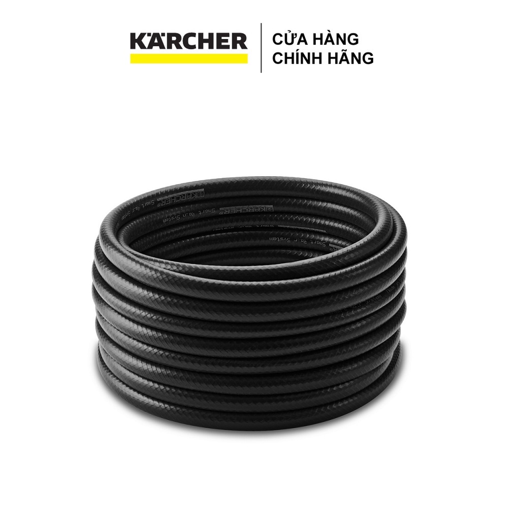 Ống dây tưới nước Karcher Rain System màu đen, đường kính 21 mm