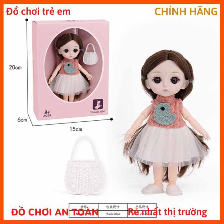 Đồ chơi búp bê nga đơn, búp bê bé gái xinh xắn dễ thương