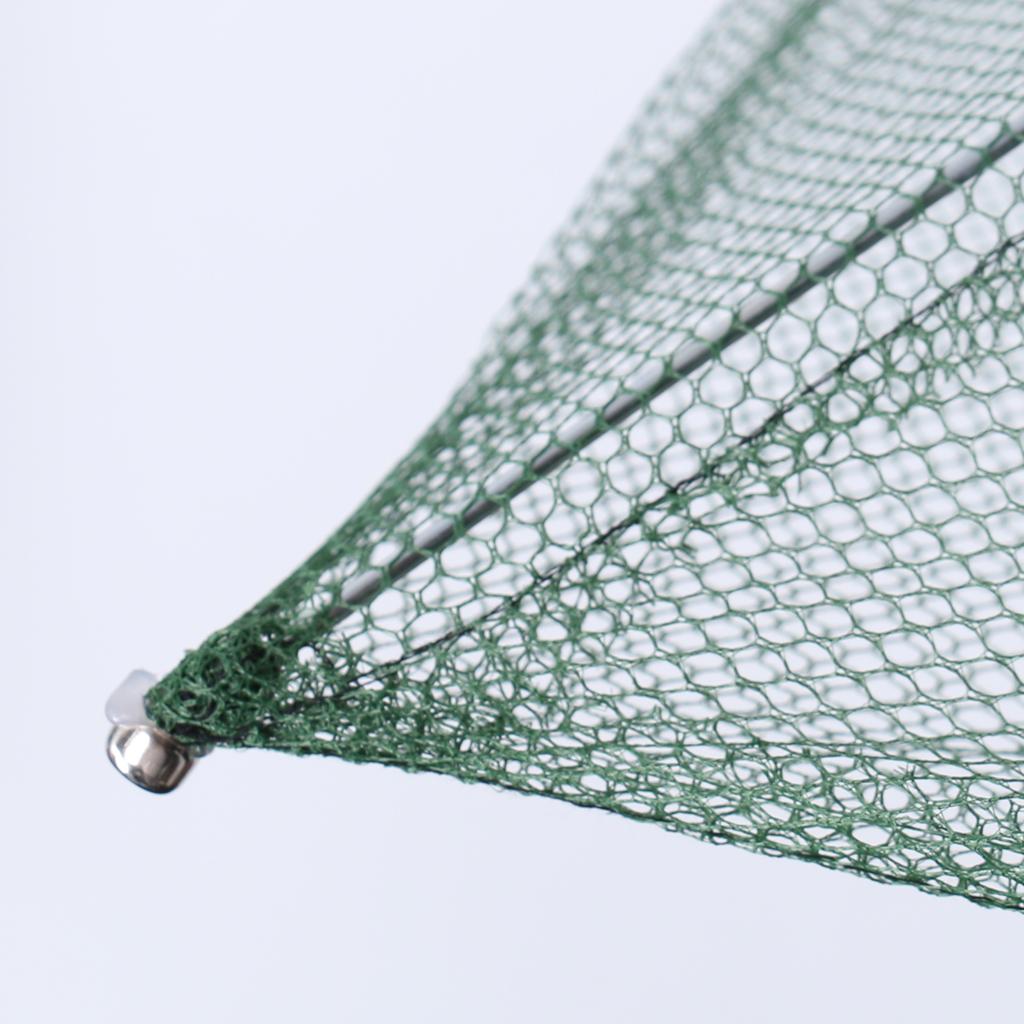 Fishing Foldable Mesh Baits Trap Umbrella Cast Dip Net Crab Shrimp Net Cage
