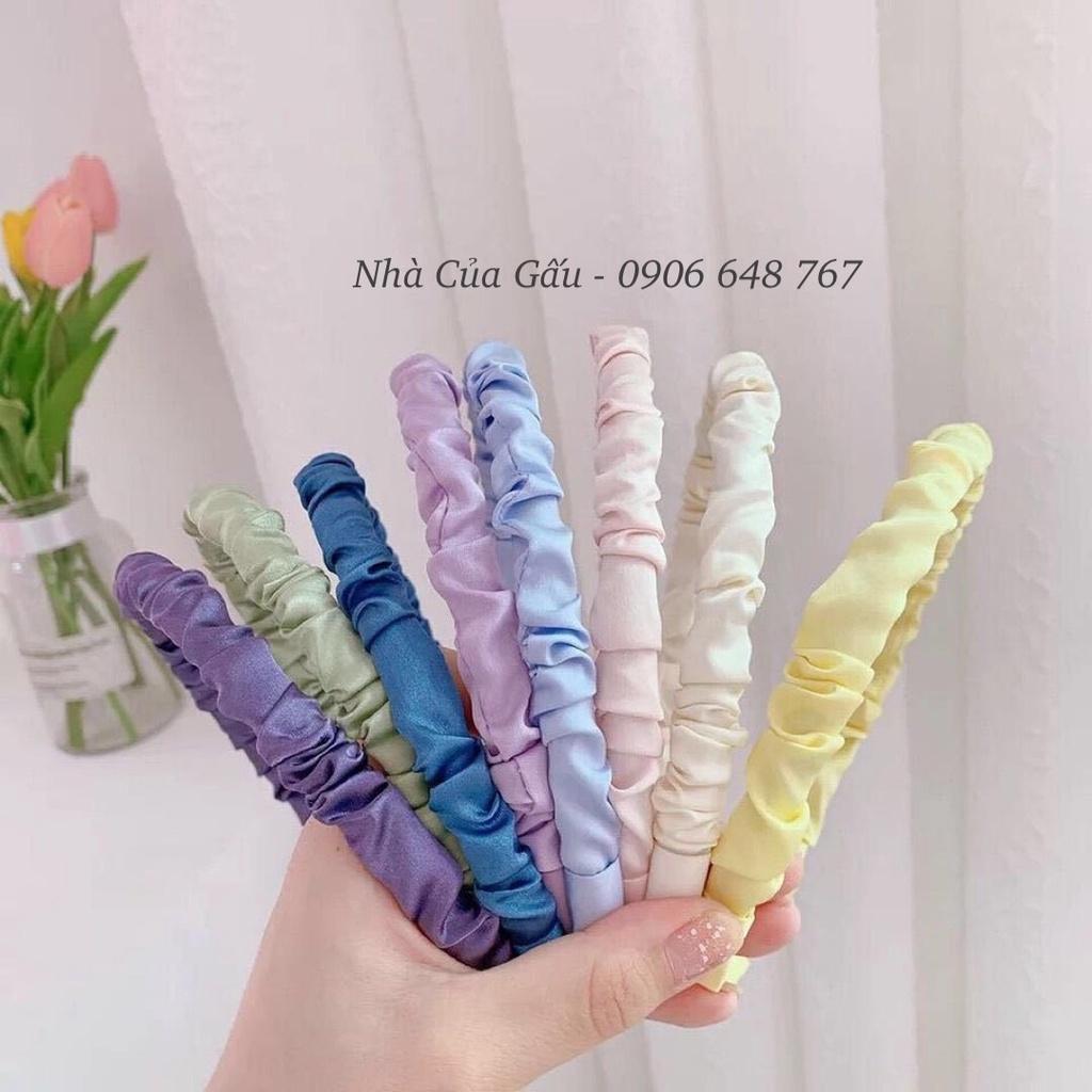 Cài tóc autumn viền nhún xinh xắn cho chị em nè