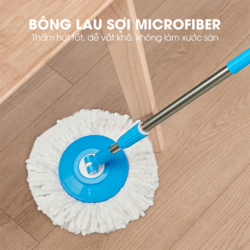 Cây lau nhà tự vắt BONBOX BCT815 - Hàng chính hãng