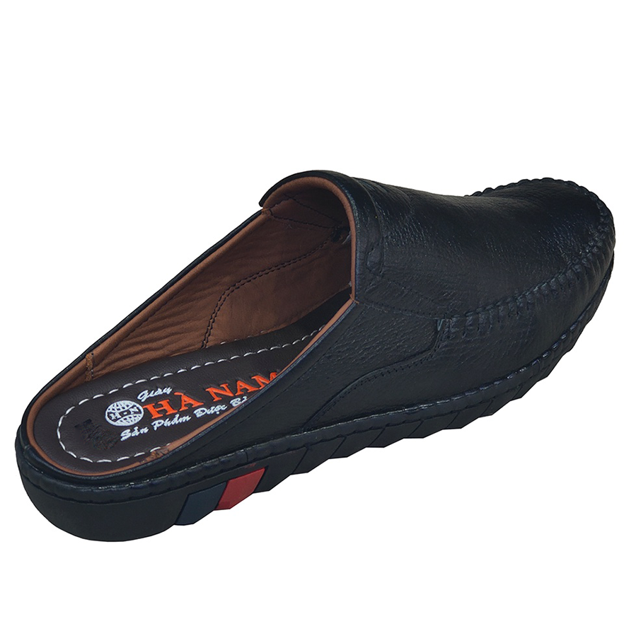 Dép Bít Mũi Nam HA NAM Da Bò Thật Cao Cấp GSB2101