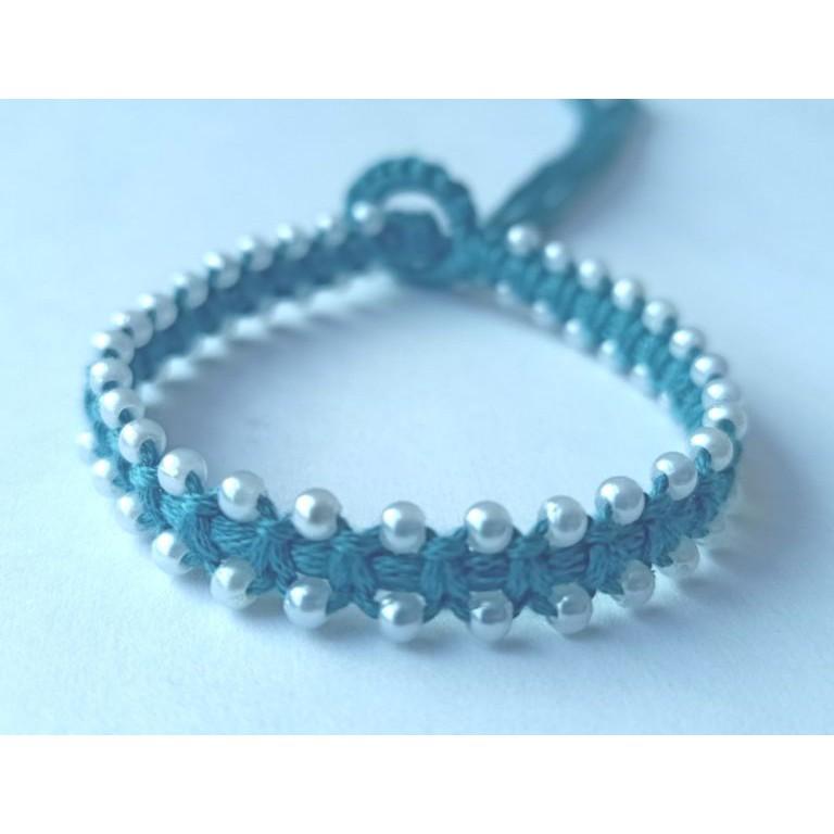 Vòng tay vòng chân may mắn-hạt cườm 2-Wendy-Friendship bracelet-Vòng tay tình bạn-bạn bè handmade DIY