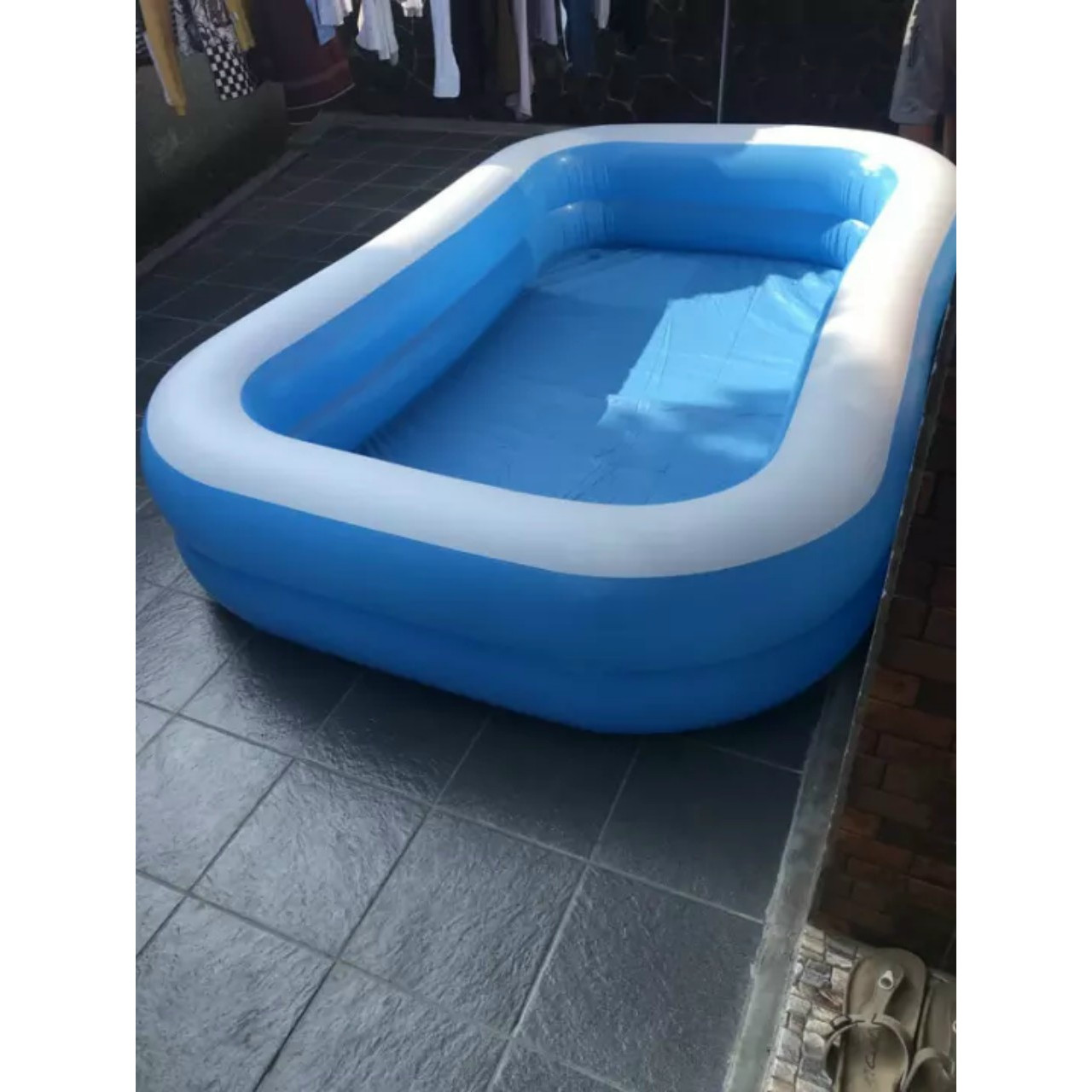 Bể bơi phao cho bé và gia đình KT 262*175*51cm tặng bơm điện 2 chiều cao cấp