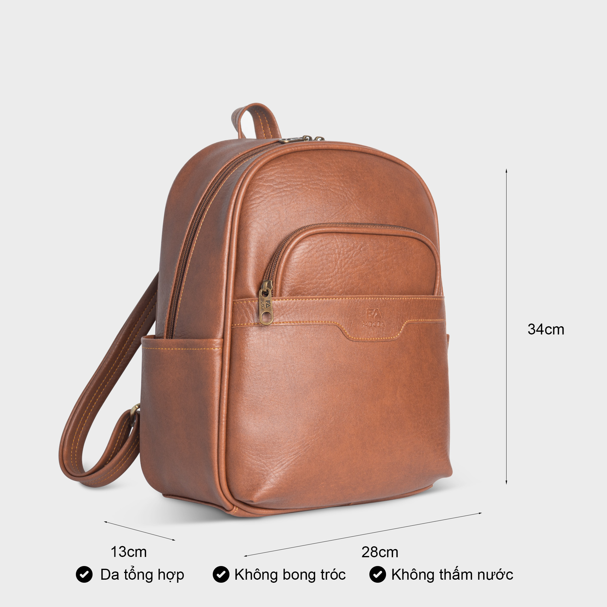 Balo thời trang công sở unisex FA DO DA FBA10