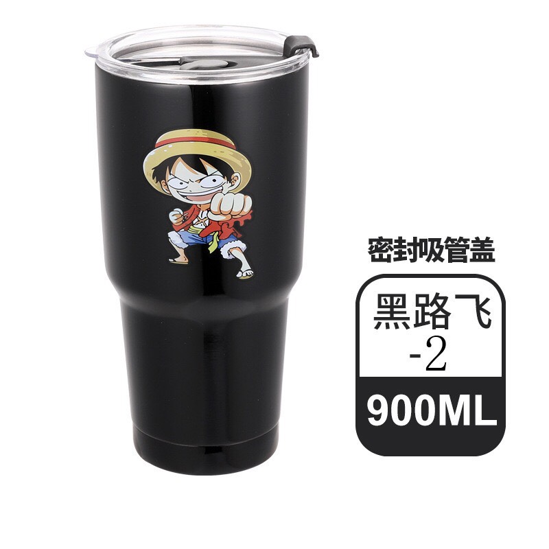 Ly Giữ Nhiệt Thái Lan 900ml Tặng Kèm Túi Đựng, Ống Hút Và Cọ Rửa