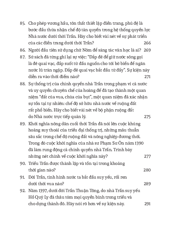 Hỏi Đáp Lịch Sử Việt Nam, Tập 2: Nước Việt Nam Dưới Đời Ngô, Đinh, Tiền Lê, Lý, Trần, Hồ