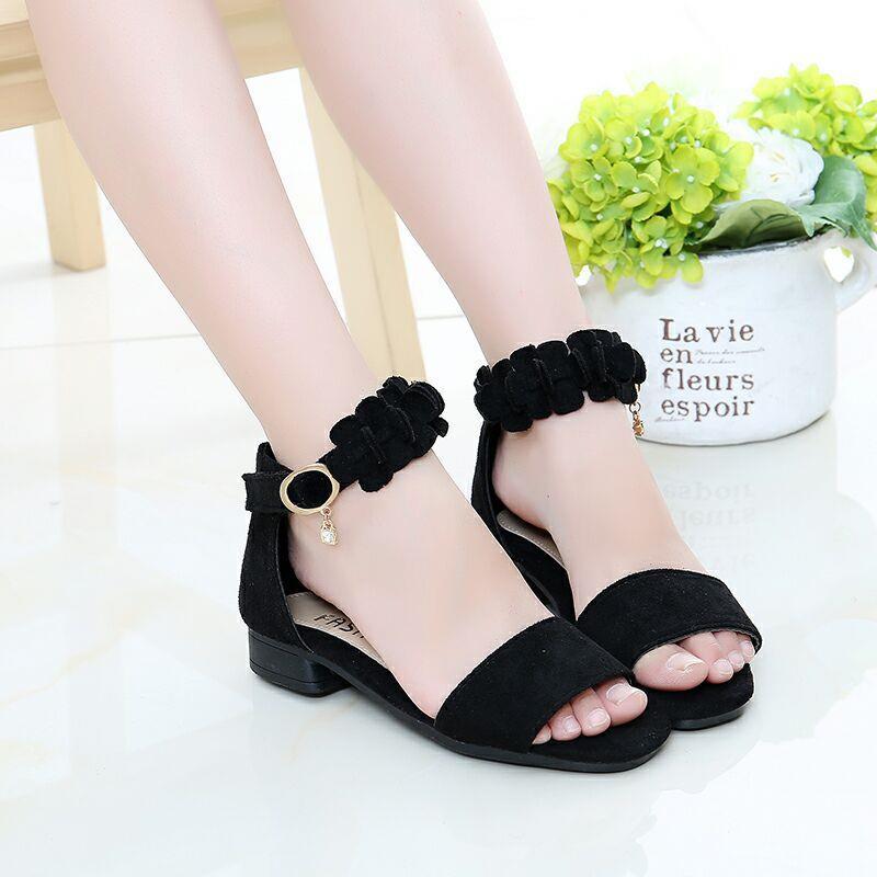 (NY012)Sandal bé gái da lộn khỏe khoắn đáng yêu nhã nhặn