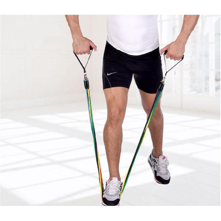 Bộ dụng cụ dây 5 màu tập thể hình U-Powex
