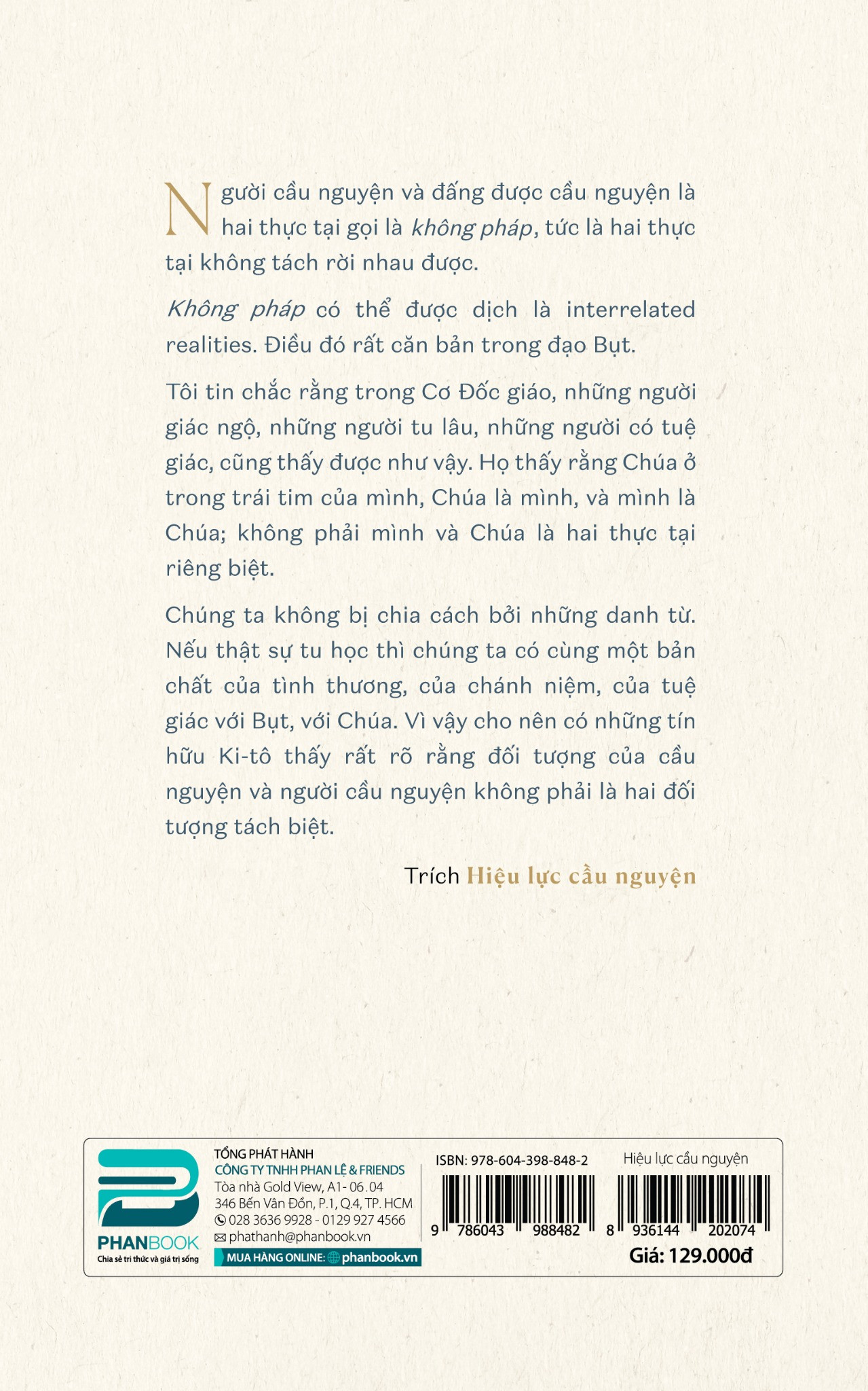 HIỆU LỰC CẦU NGUYỆN - Thích Nhất Hạnh -