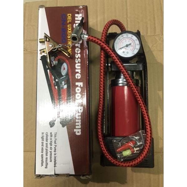Bơm hơi đạp chân mini dành cho Ô tô ,xe máy,xe đạp-Bơm đa năng