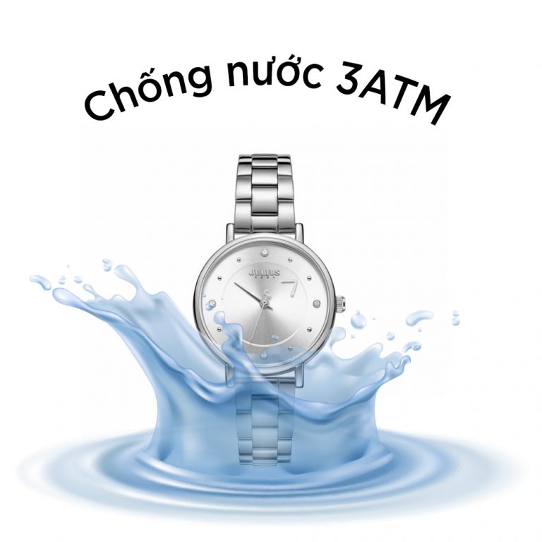 Đồng Hồ Nữ JA-1248A Julius Hàn Quốc Dây Thép