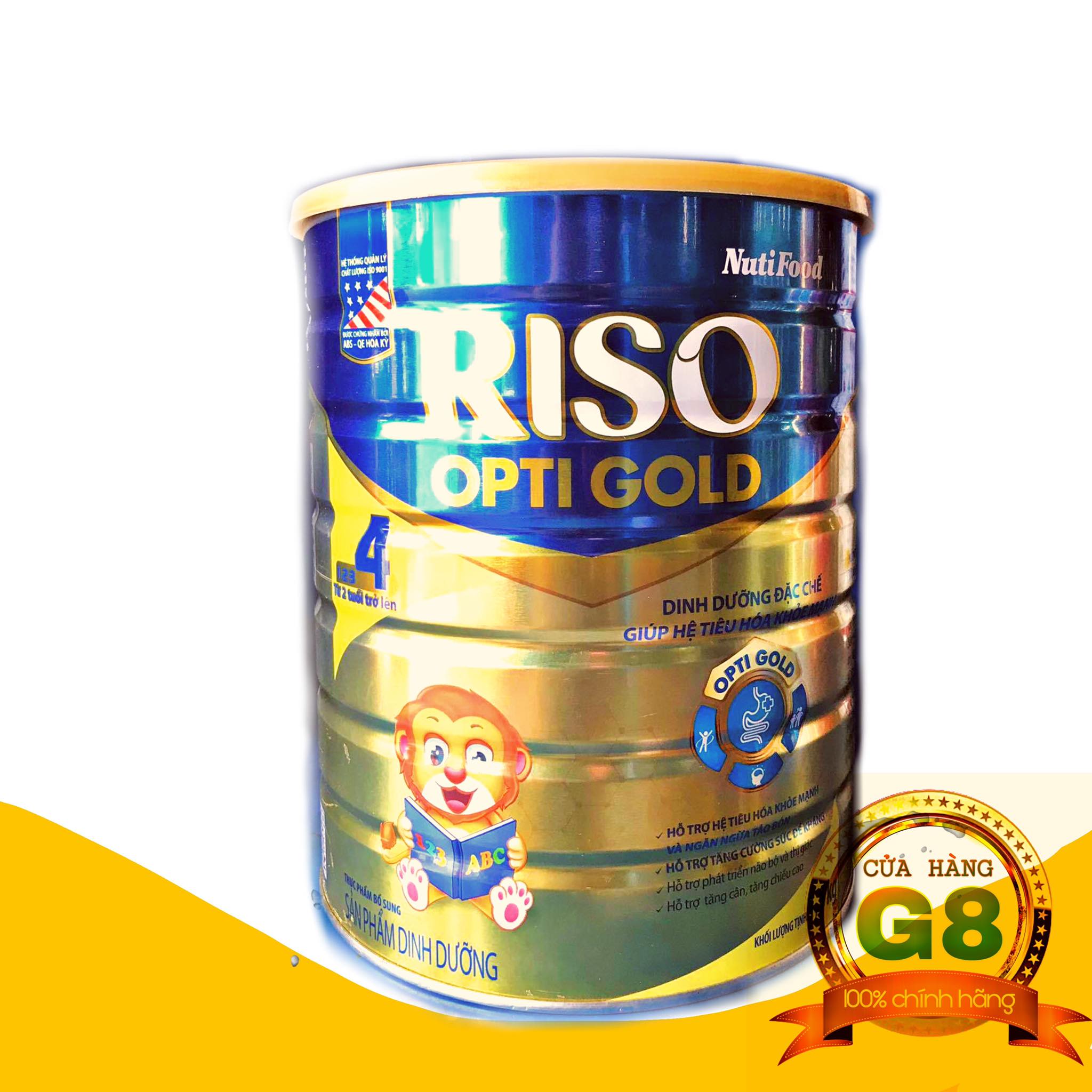 Sữa bột Riso Opti Gold 4 1.5kg