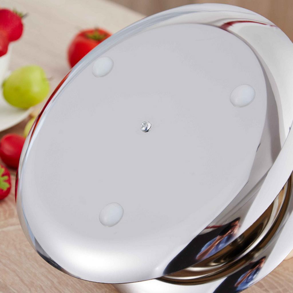 2 Tier Stainless Steel Cake Stand Fruit Plate Wedding Birthday Party Decor